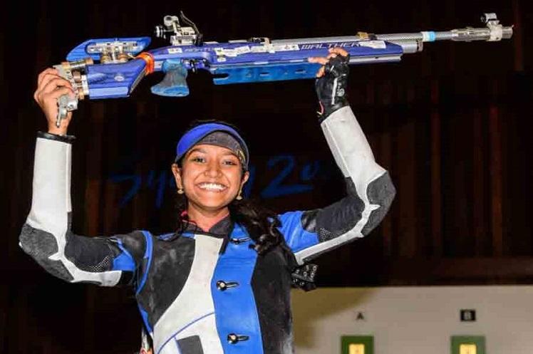 Elavenil shoots to gold in Rio World Cup