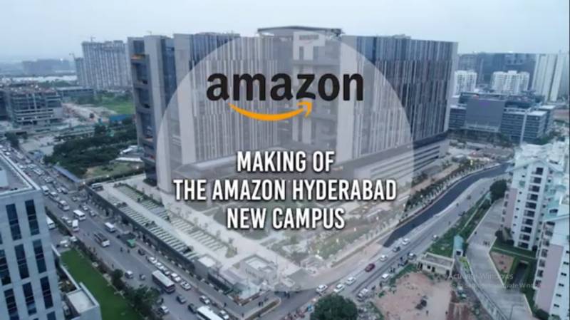 Amazon opens its largest office building in Hyderabad