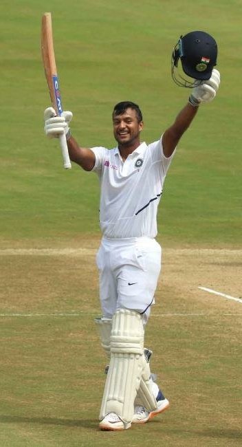 Mayank Agarwal’s double ton put India on top in test match against South Africa