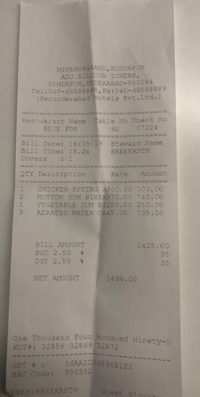 Hyderabad hotel Minerva Grand booked for charging higher MRP for cola