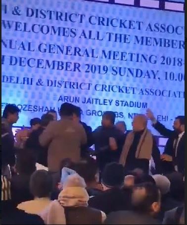 Fistfight, abuses dominate DDCA meeting; Gambhir urges Ganguly to dissolve cricket body