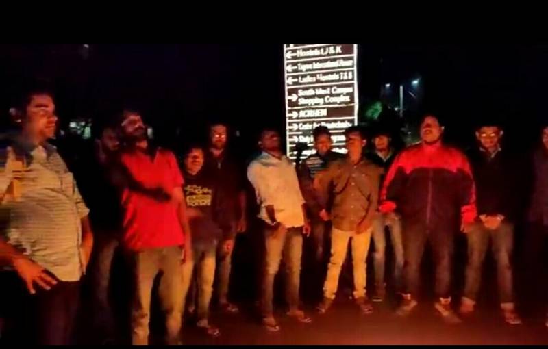 ABVP protests against allegations of attack on JNU students