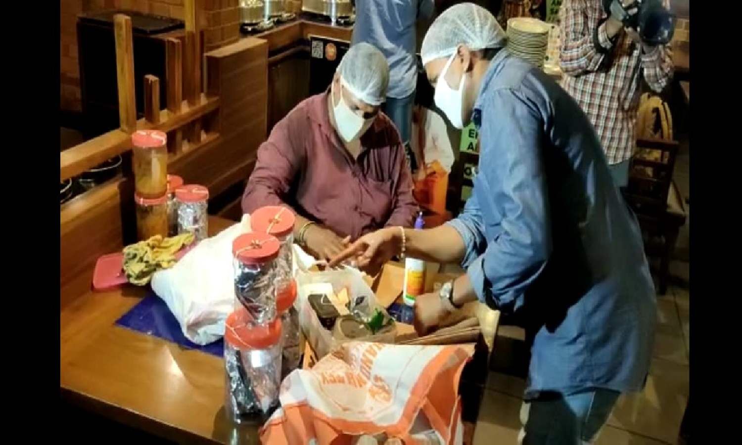 15days old frozen meat found in Barbeque Nation in Vizag