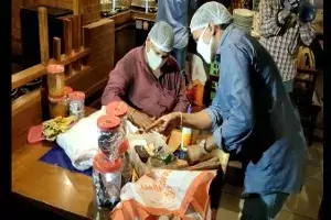 15-days old frozen meat found in Barbeque Nation in Vizag 15-days old frozen meat found in Barbeque Nation in Vizag