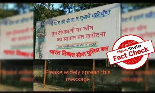 Viral claim that ITBP has called for Chinese products boycott is false