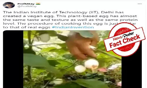 Fact check: NO, IIT Delhi has not developed plant that grows eggs