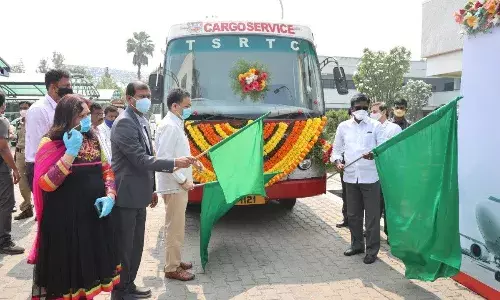 GMR Hyderabad Air Cargo, TSRTC sign MoU to launch cargo bus feeder service