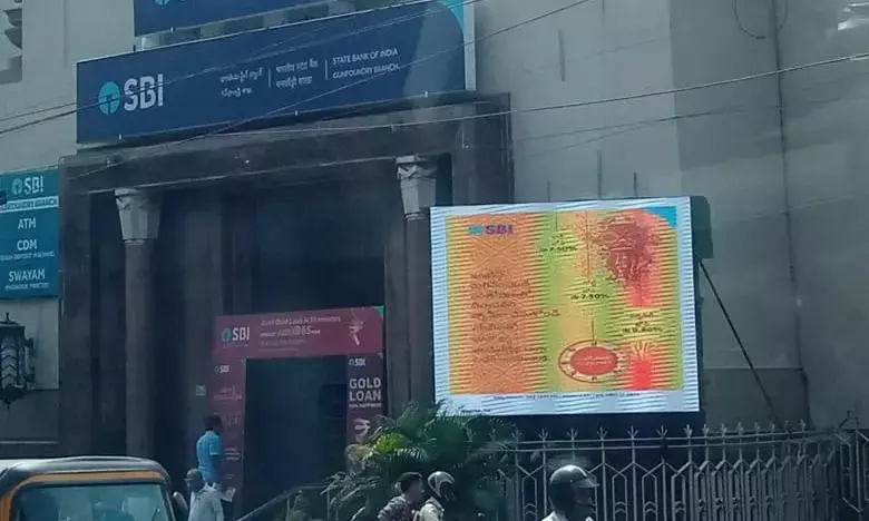 SBI Abids branch fined Rs 50,000 for flashing lights on advertisement