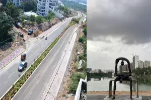 Link road between old Bombay highway and Rd no. 45 opens for traffic Link road between old Bombay highway and Rd no. 45 opens for traffic