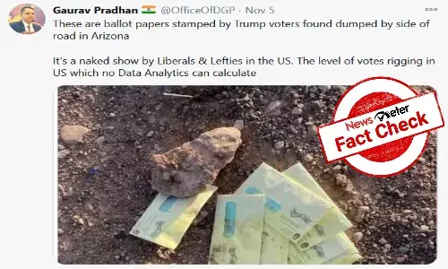 Fact Check: Image of unopened mail-in ballots in Arizona shared with false claim