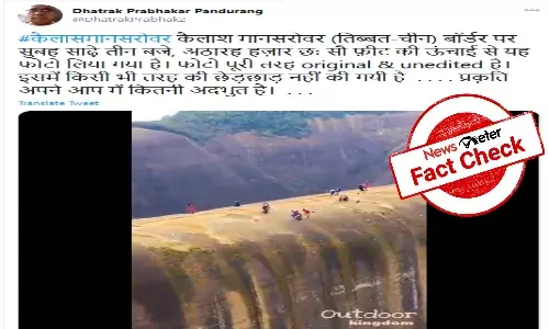 Fact Check: Several clips from China passed off as video from Kailash Mansarovar
