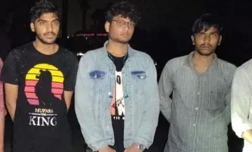 Daredevil mission: Local divers rescue three picnickers from flooded hill at Yarada beach