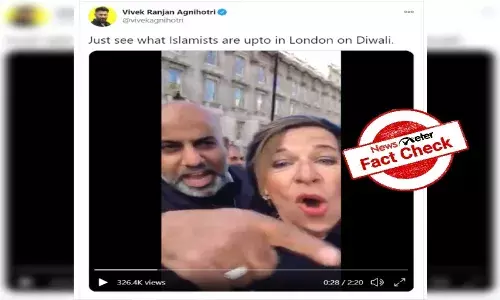 Fact check: Filmmaker Vivek Agnihotri shares year-old video of British journalists hackling with misleading claim