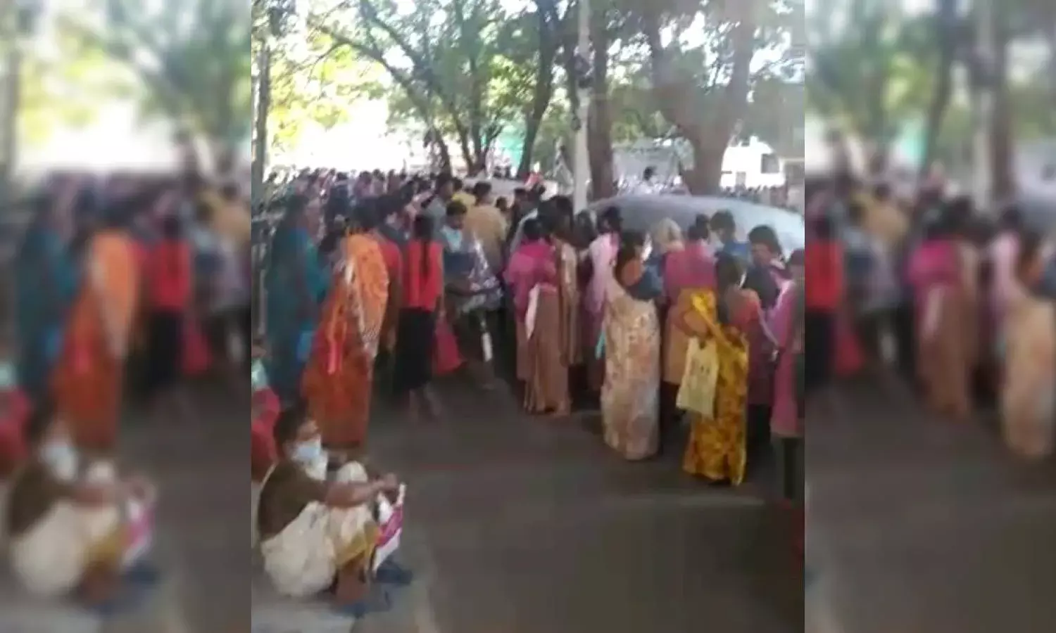 56YO Golconda woman dies while standing in queue at MeeSeva to apply for flood relief
