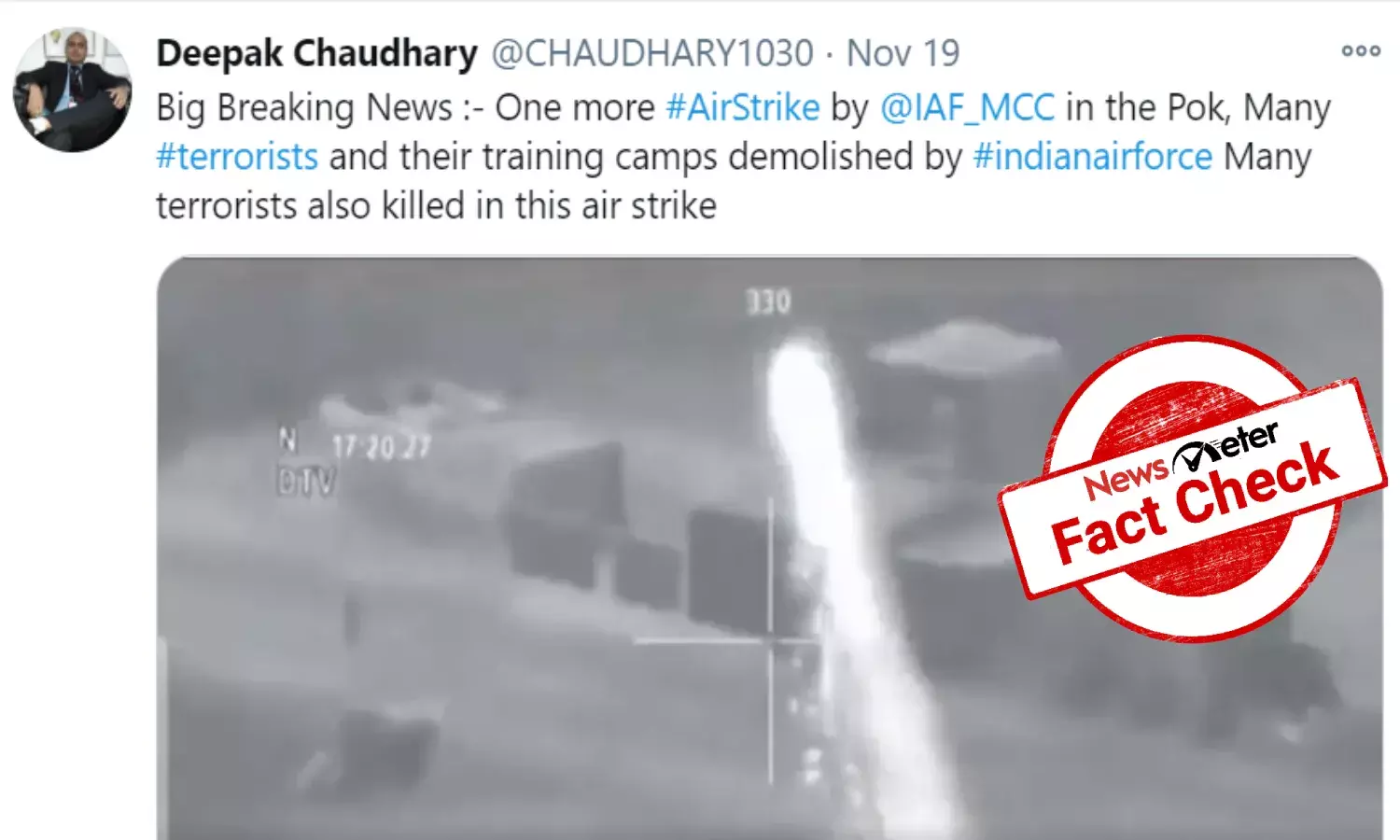 Fact Check: Video game clip false shared as Indian Army attack on PoK
