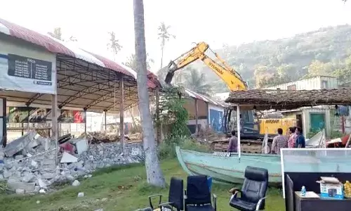 GVMC flattens go-kart park in Vizag owned by TDP ministers close aide