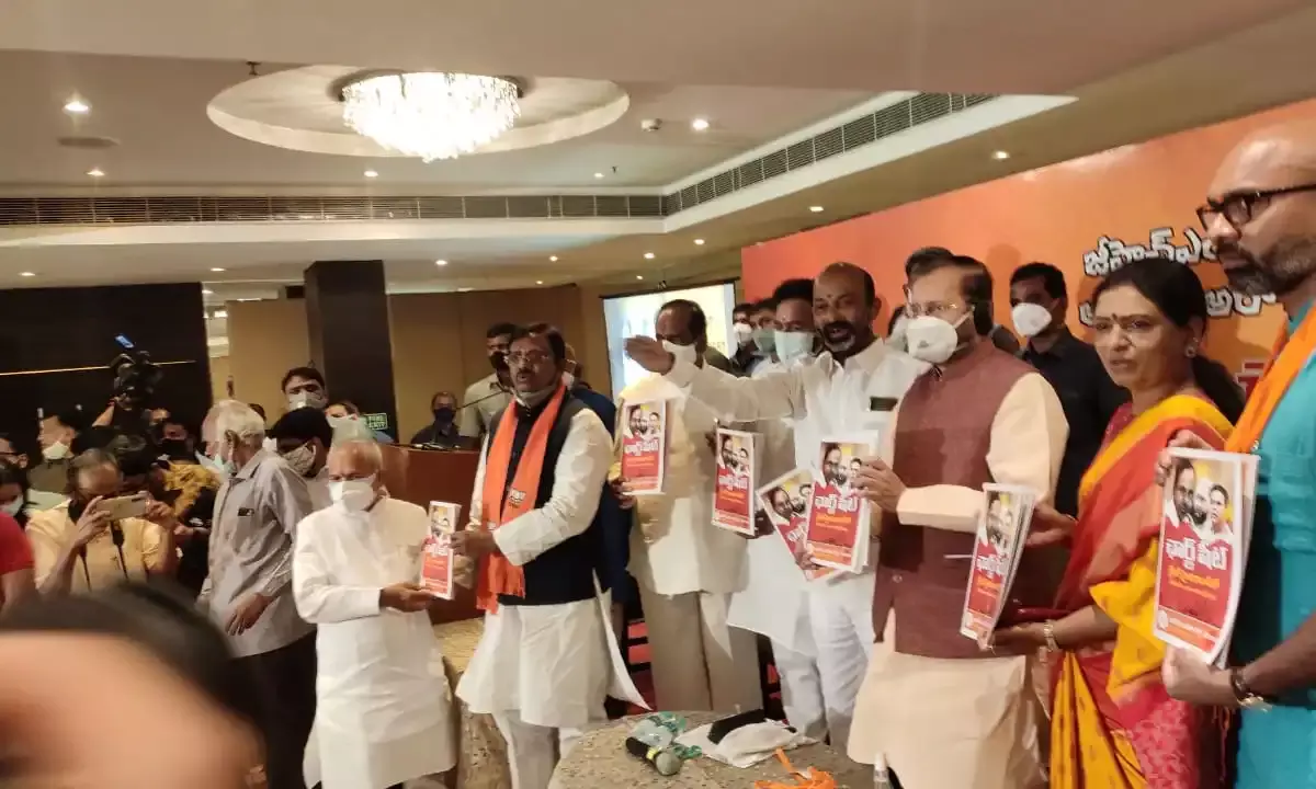 No communal tension in Ahmedabad: Prakash Javdekar takes a dig at KTR