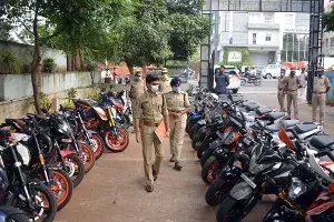 Speed thirls, but kills: 211 high-end motorbikes seized in Vizag Speed thirls, but kills: 211 high-end motorbikes seized in Vizag