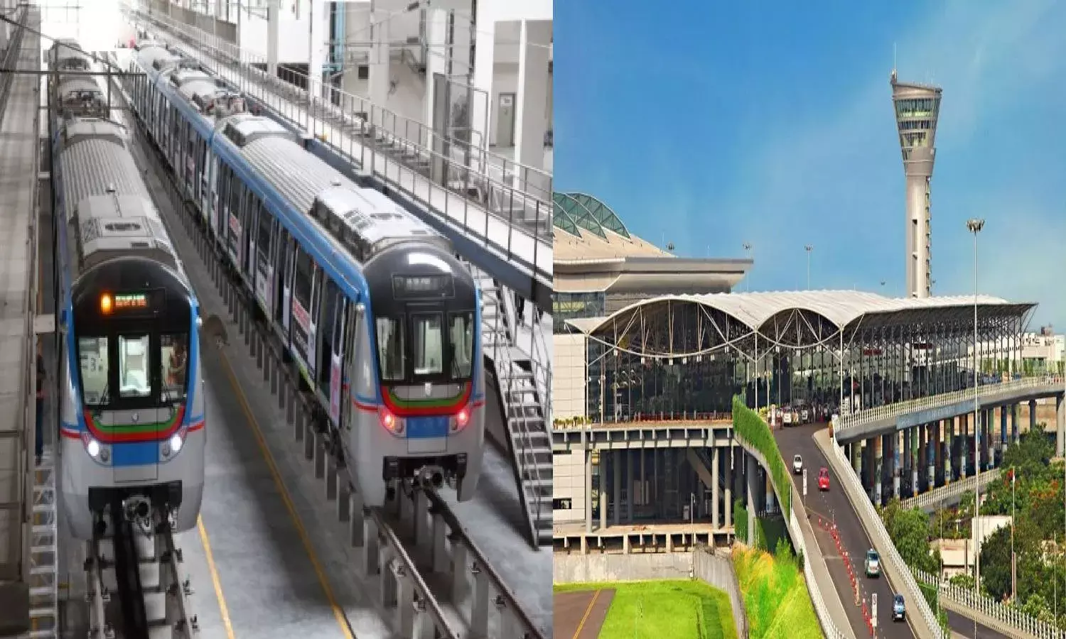 Who will Metro link to Hyderabad Airport benefit at Large?
