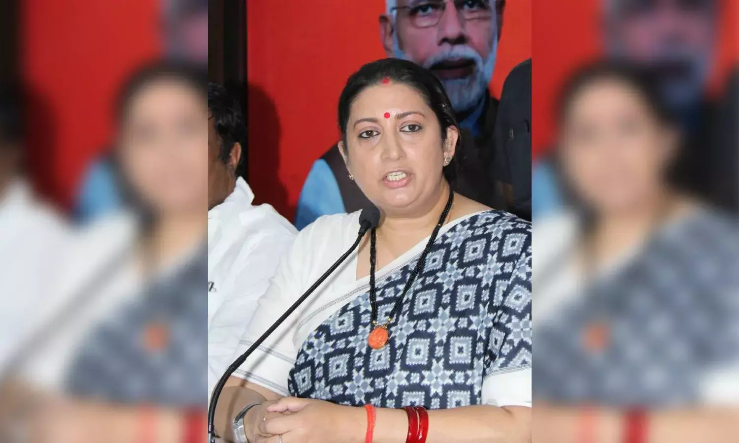 AIMIM including Rohingyas in voter list at Hyderabad: Smriti Irani