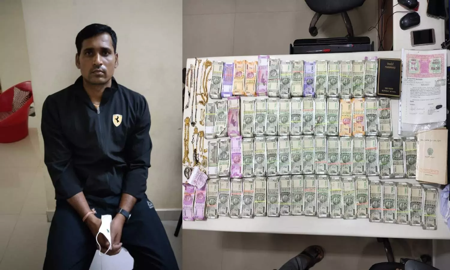 Rs 34 lakh cash, gold found in cops locker in Kamareddy