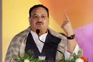 KCR is worried about son, daughter, sons-in-law; TRS is corrupt party: Nadda KCR is worried about son, daughter, sons-in-law; TRS is corrupt party: Nadda