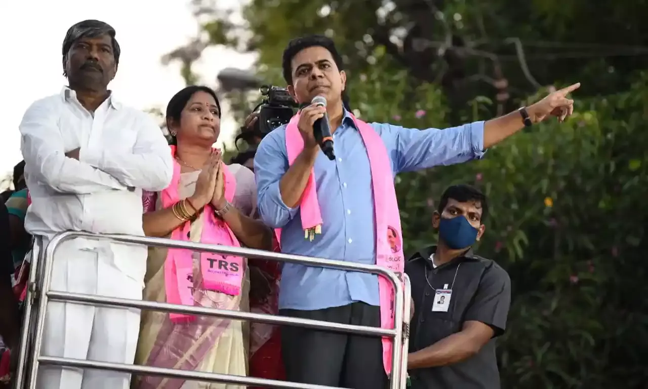 BJP knows only two things- jumla and hamla: KTR