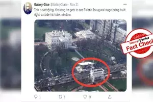 Fact Check: Photo showing Bidens inaugural stage is from Clintons 1993 inauguration ceremony Fact Check: Photo showing Bidens inaugural stage is from Clintons 1993 inauguration ceremony