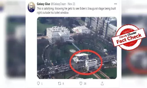 Fact Check: Photo showing Bidens inaugural stage is from Clintons 1993 inauguration ceremony