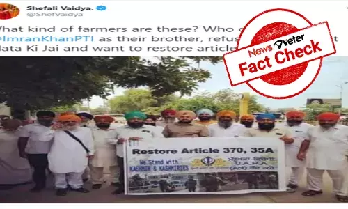 Fact Check: 2019 image of Article 370 protests passed off as 2020 farmers protests in Delhi