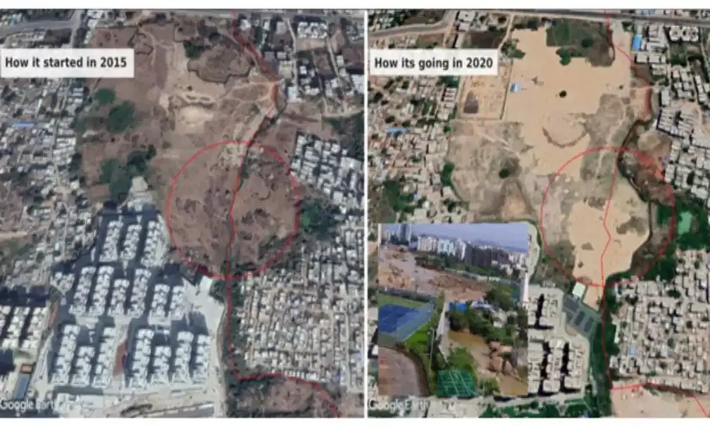 Water always has the last say : How Nallagandla lakes nala was obstructed