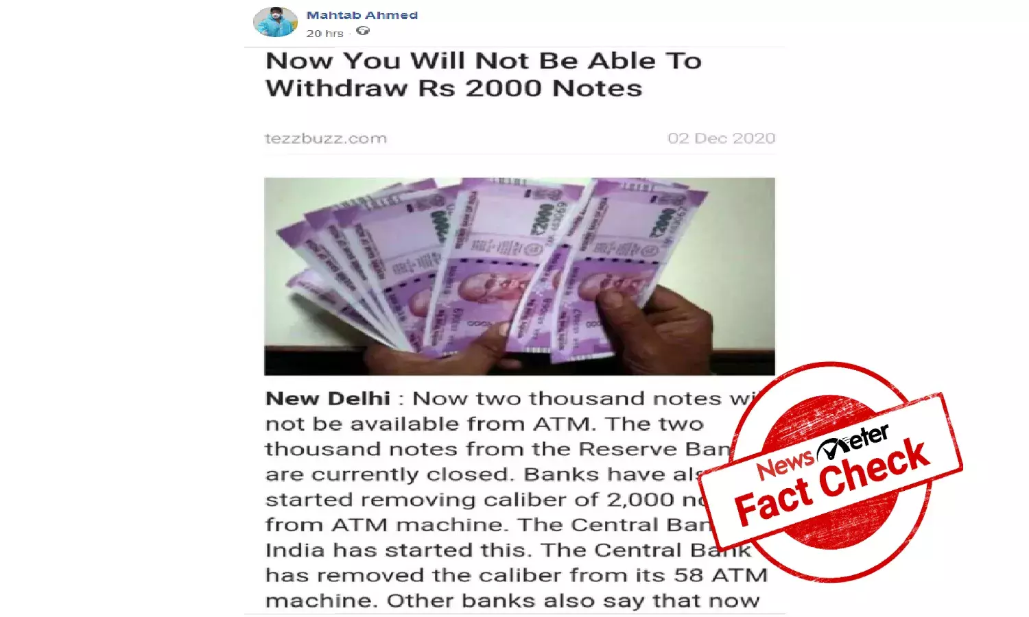 FACT CHECK: No, RBI has not stopped circulating Rs 2000 notes