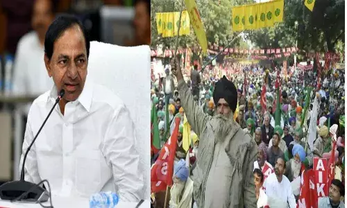 KCR announces support for Bharat Bandh called by protesting farmers