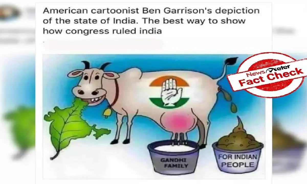 Fact check: Doctored caricature shared online has not been created by American cartoonist Ben Garrison