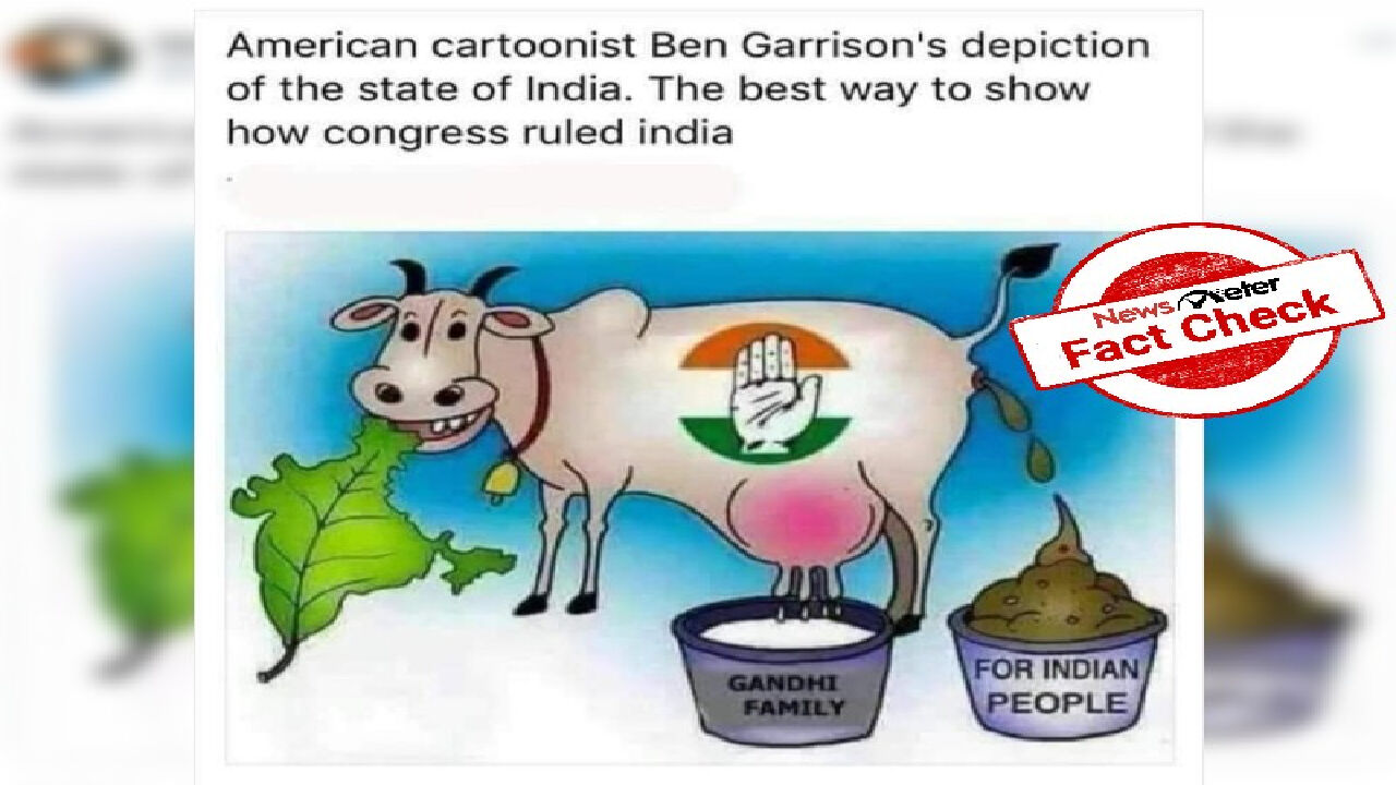 Fact check: Doctored caricature shared online has not been created by  American cartoonist Ben Garrison