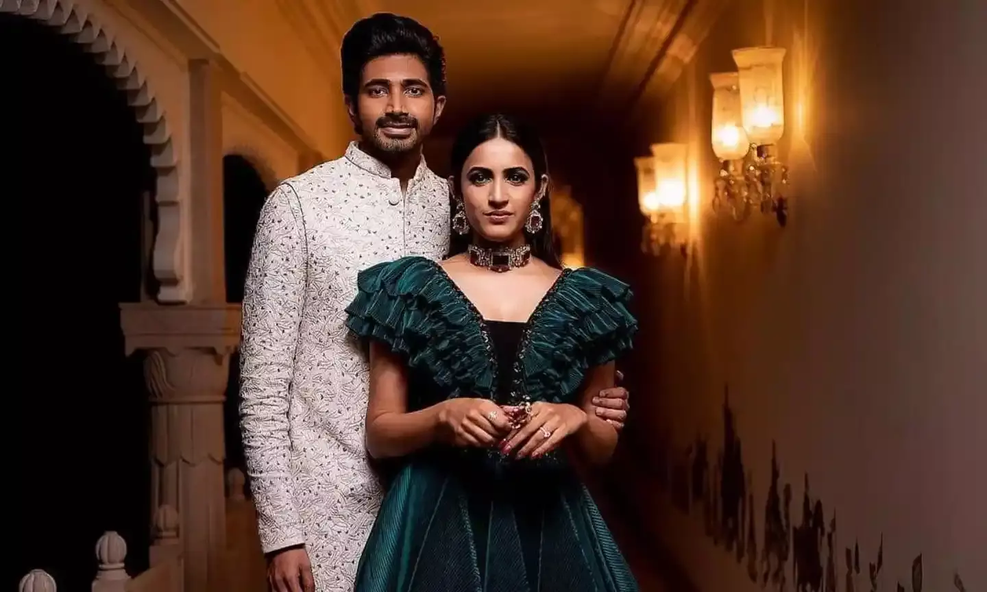 In Pictures: From teal green lehenga to 32-year-old saree, actress Niharikas wedding looks are goals