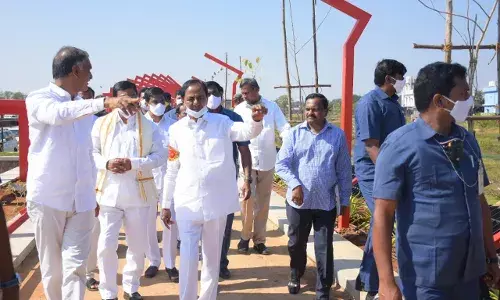 KCR lays foundation stone for Siddipet IT park, inaugurates host of development projects