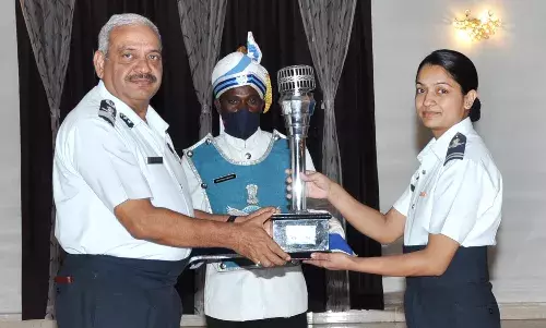 Flight Lieutenant Kavita Bisht adjudged best Radar Controller at Hyderabad Air Force Academy
