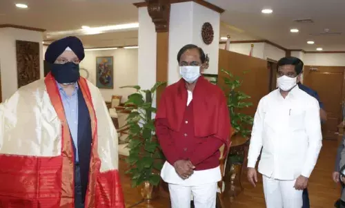 KCR urges aviation minister to expedite process to launch 6 airports in Telangana