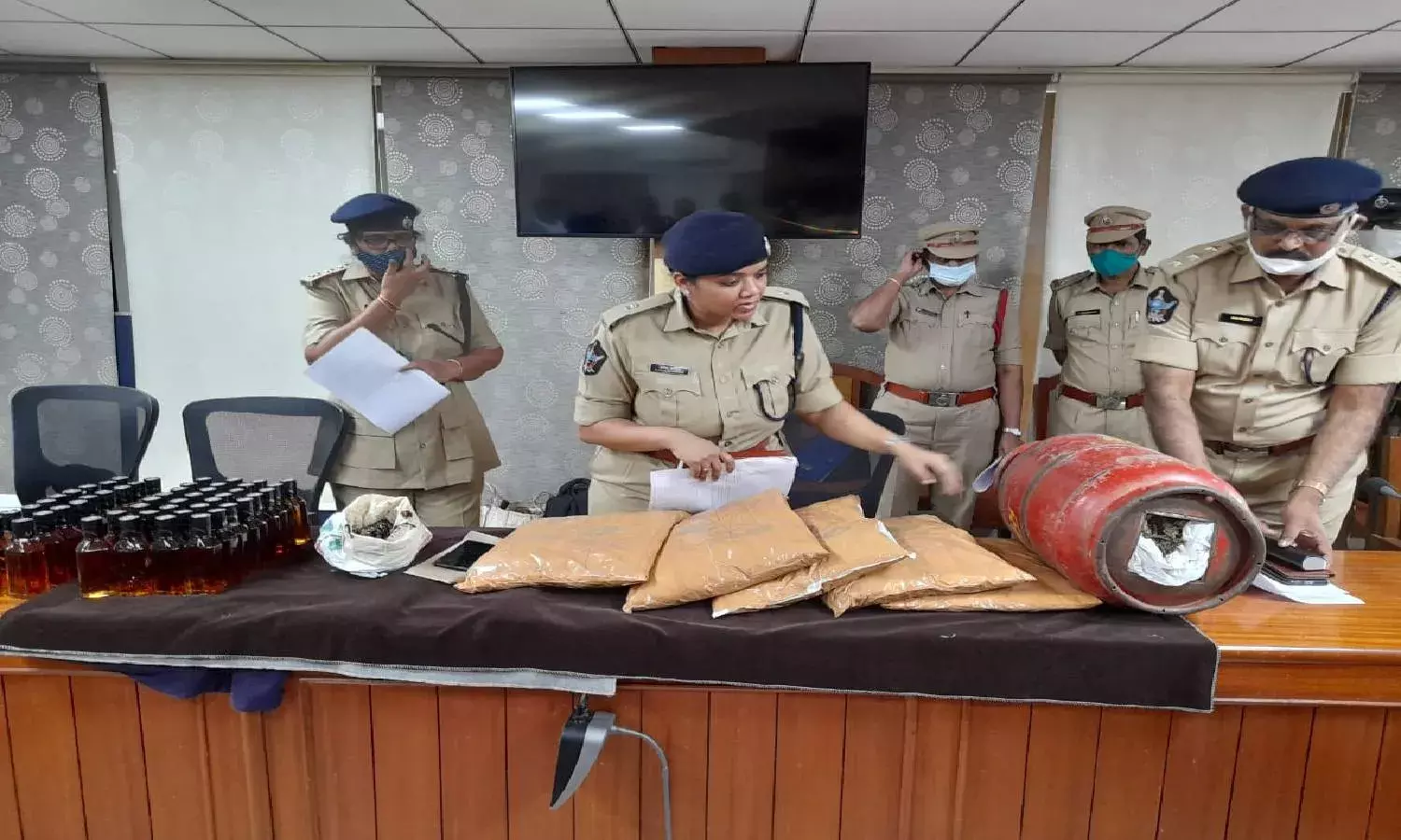 2,233 kilograms of dry ganja seized, 67 cases registered in Visakhapatnam this year