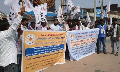 TS Gulf migrant workers seek welfare board to protect their interests