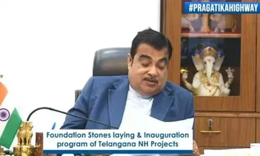 Nitin Gadkari inaugurates 14 National Highway projects in Telangana