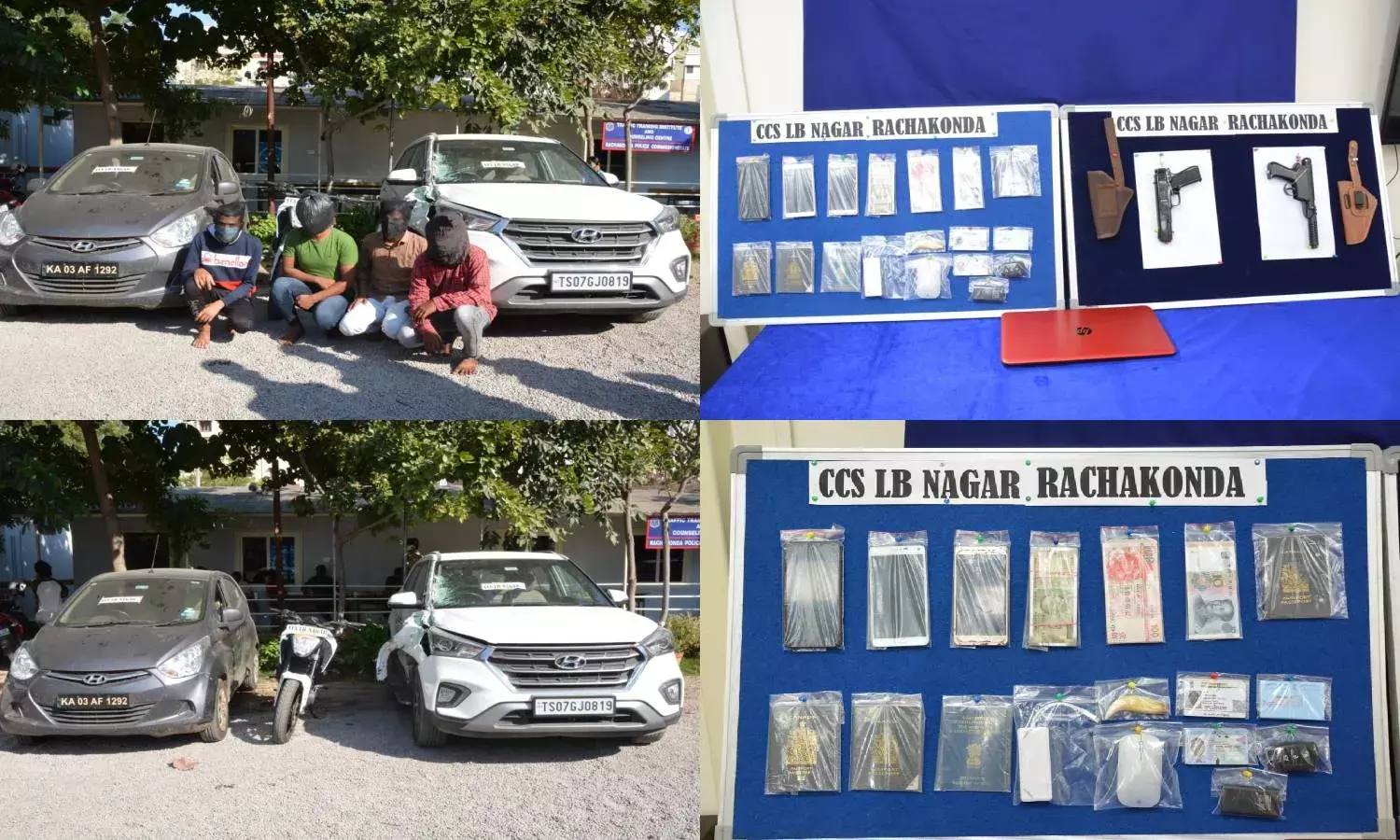 4 who attacked, robbed man nabbed; cash, foreign currency recovered