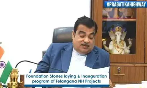 Nitin Gadkari inaugurates 14 National Highway projects in Telangana