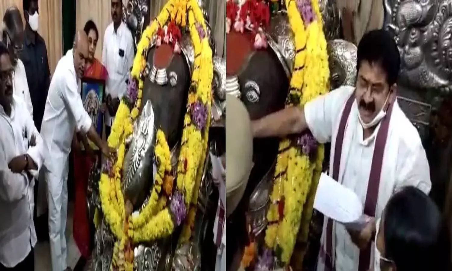 Amid high drama, YSRCP MLA, former TDP MLA swear at Lakshmi Ganapathi temple to `prove honesty