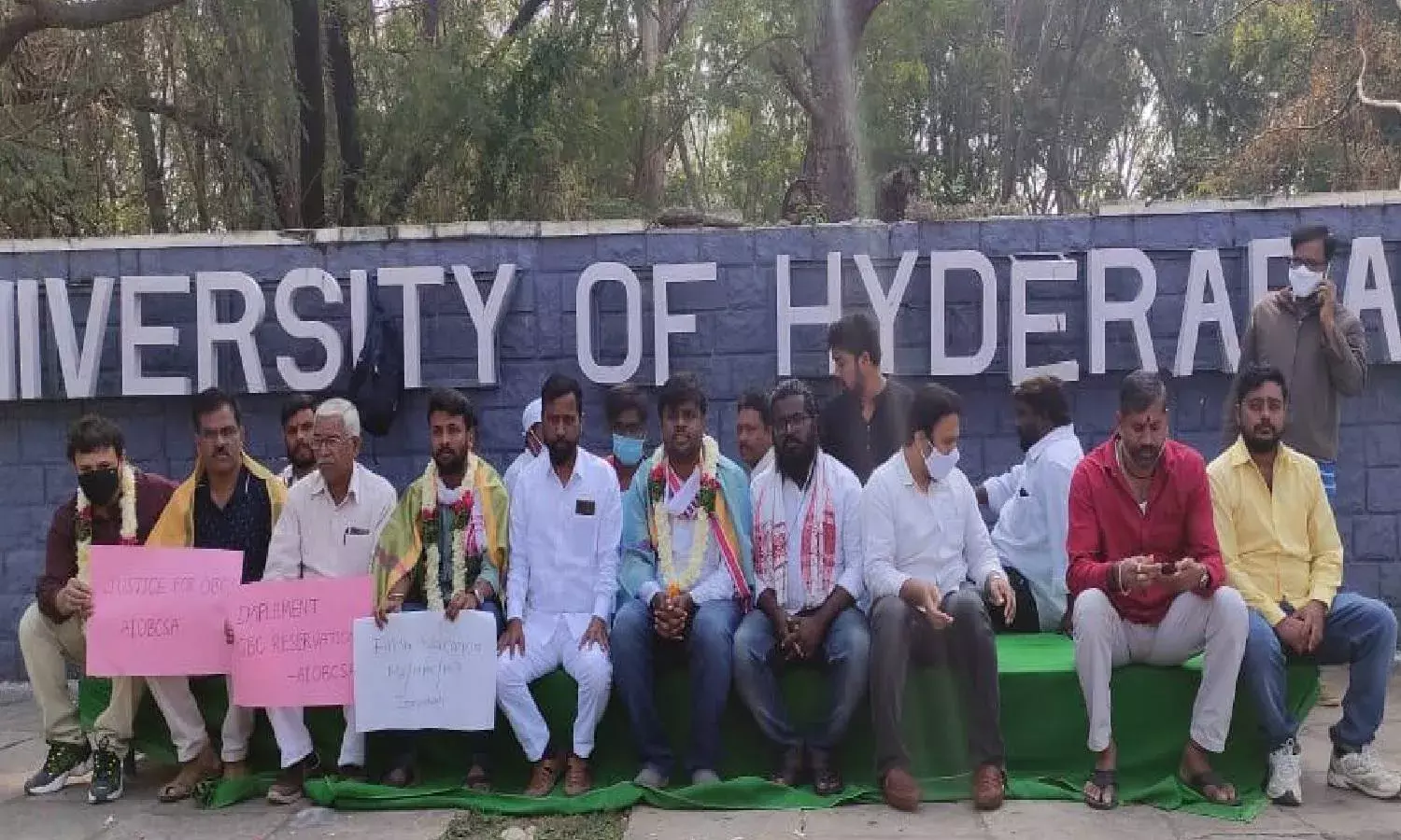 OBC students at UoH begin hunger strike against vacant PhD, MPhil seats