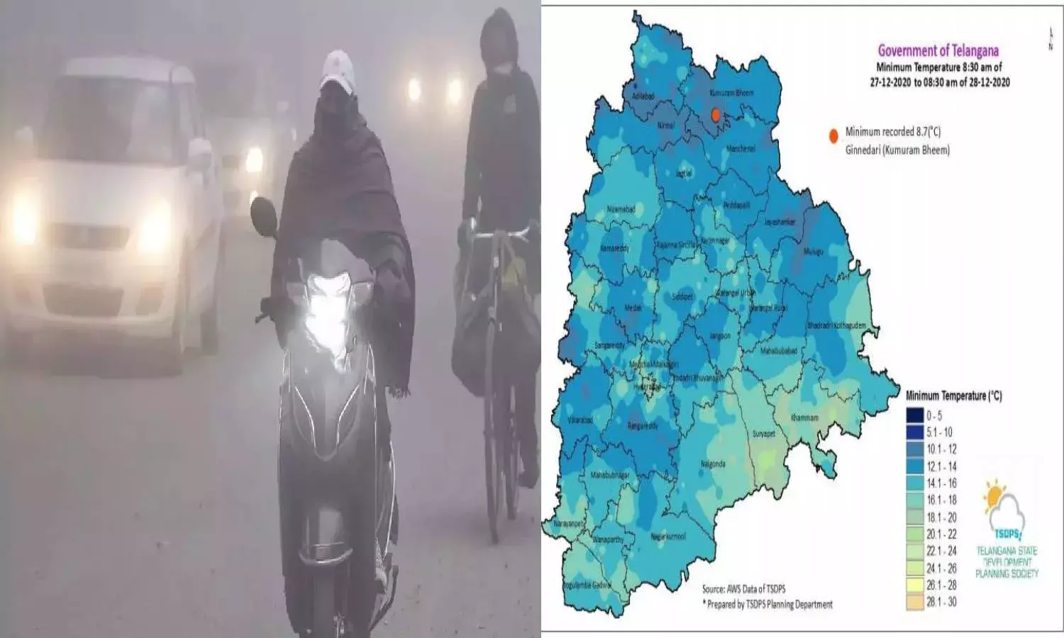 Cold wave likely to prevail in Telangana