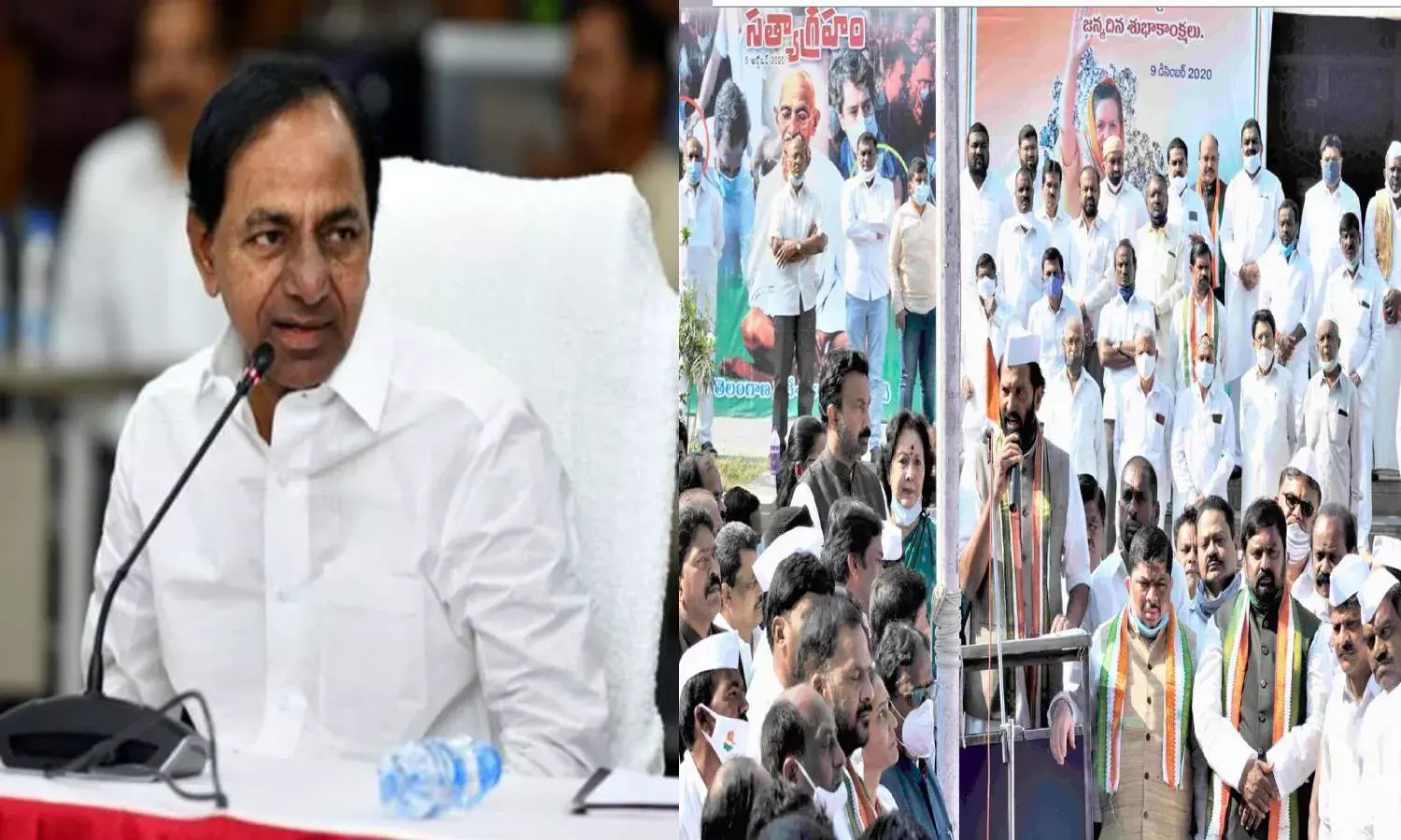 Uttam slams KCR for supporting BJPs farm bills