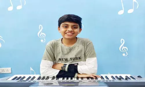 Hyderabad boy attempts to set musical record, plays 20 songs blindfolded