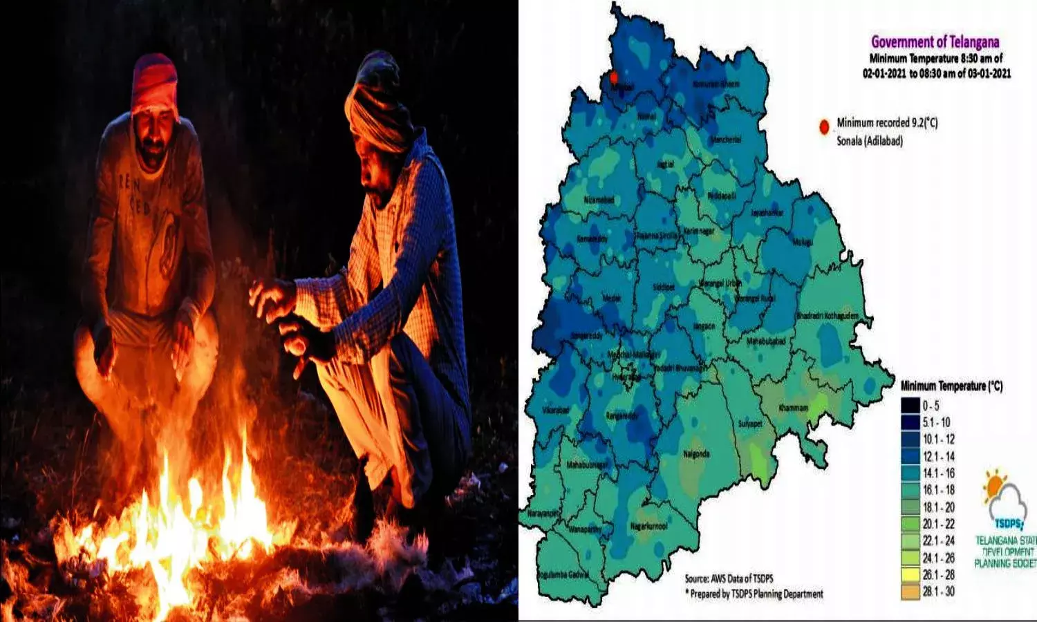 Cold wave likely to prevail in Telangana